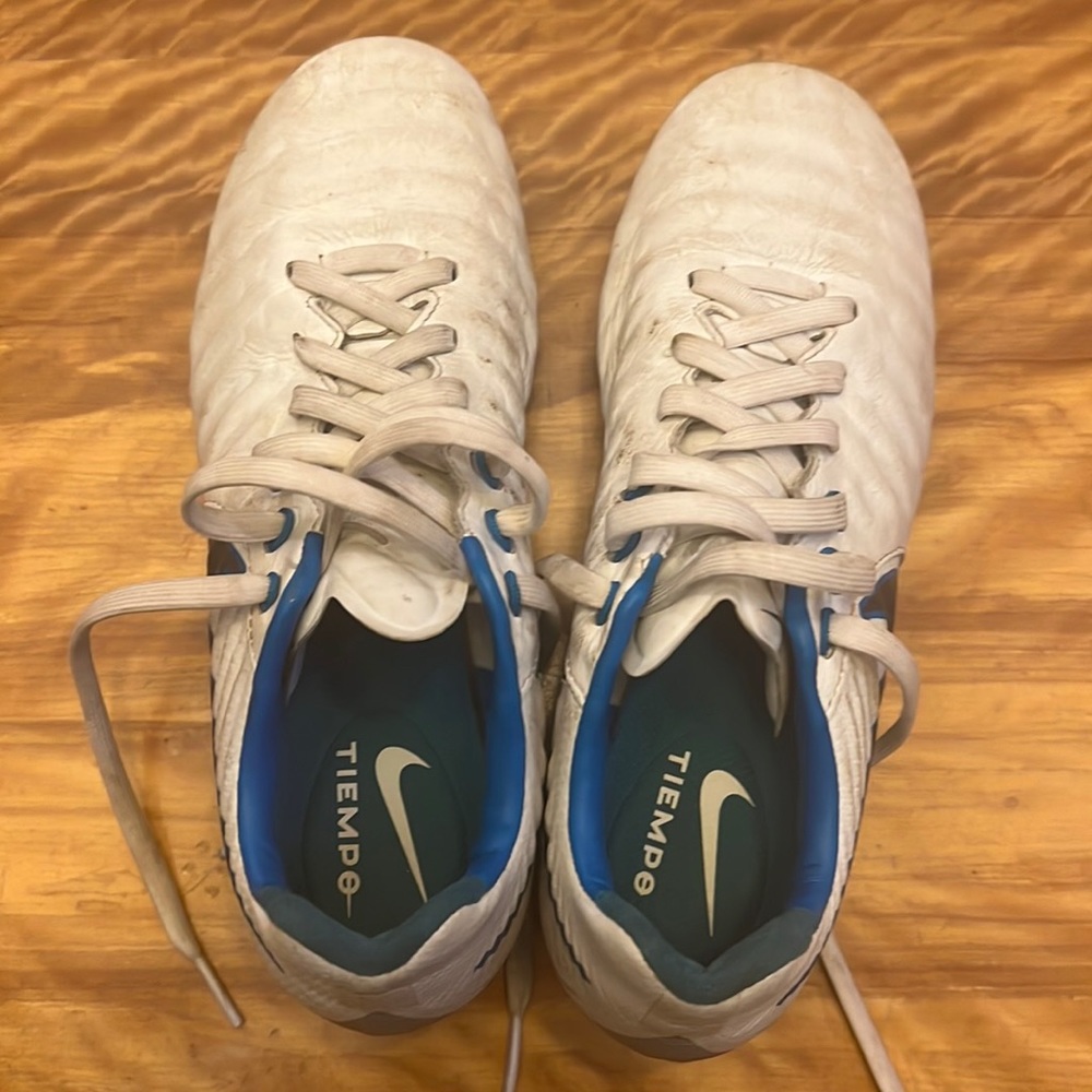Unisex Nike Tiempo soccer cleats.